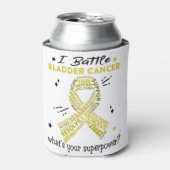 膀胱がんの戦士の贈り物を支持する 缶クーラー (缶正面)