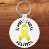 膀胱がんを克服したキーチェーン キーホルダー (正面)