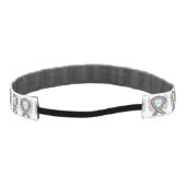 膀胱がん認識度リボンエンジェルヘッドバンド アスレチックヘッドバンド (裏面)