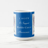 膀胱がん認識度リボンエンジェルマグ コーヒーマグカップ (中央)