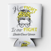 膀胱がん認識度月のリボンギフト 缶クーラー (正面)