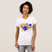 膀胱癌愛希望の治療 Tシャツ (正面フル)