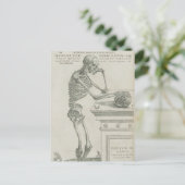 膀胱骨格像 ポストカード (スタンド正面)