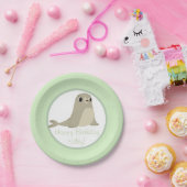 膚触りがよいツノメドリの石のパーティーのプレート- ペーパープレート (パーティー)