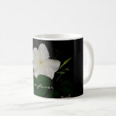 膚触りがよい夜咲くMoonflower コーヒーマグカップ (正面右)