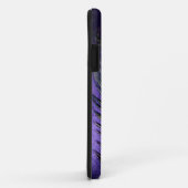 膚触りがよい紫色の孔雀の羽 Case-Mate iPhoneケース (裏面/右)