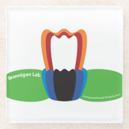 膜タンパク質コースター ガラスコースター