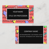 膜パーソナライズされた型 名刺 (正面/裏面)