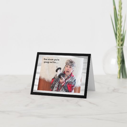 膝で天気を予測する カード (正面)