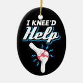 膝の交救済換手術ジョイント新Kn セラミックオーナメント (正面)