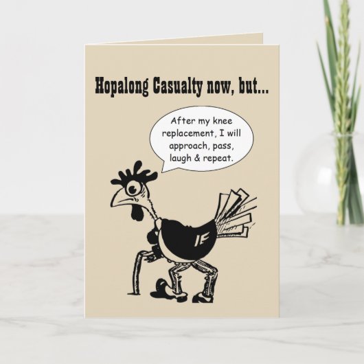 膝の代わりに至るまでの死傷者 カード (正面)