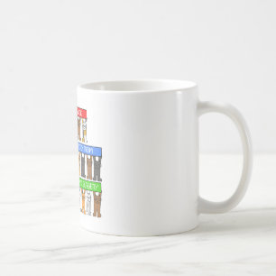 膝の取り替えの外科回復かわいい猫 コーヒーマグカップ