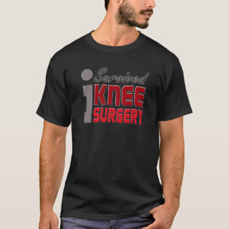 膝の取り替えの外科生存者のワイシャツ Tシャツ