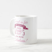 膝の手術がまだ素晴らしい コーヒーマグカップ (正面左)