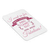 膝の手術がまだ素晴らしい マグネット (右側)