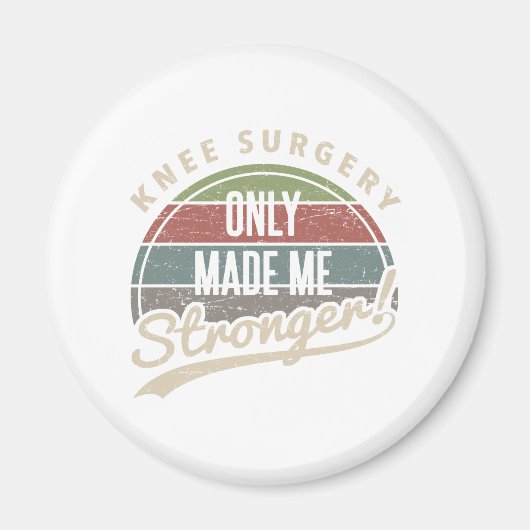 膝の手術が強くなる マグネット (正面)