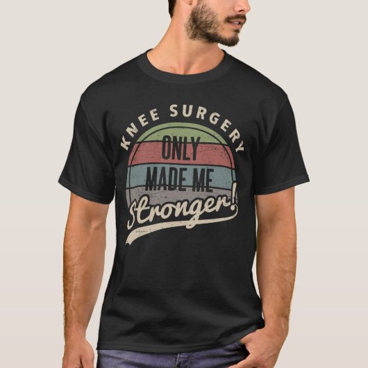 膝の手術により強く Tシャツ (正面)