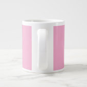 膝の手術のリカバリー お見舞い ジャンボコーヒーマグカップ (裏面)