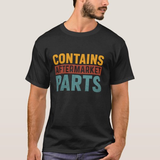 膝の手術の回復 おもしろい 膝置換 Tシャツ (正面)