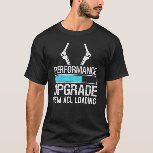膝の手術の生き残り ACL バイオニック膝置換 Tシャツ (正面)