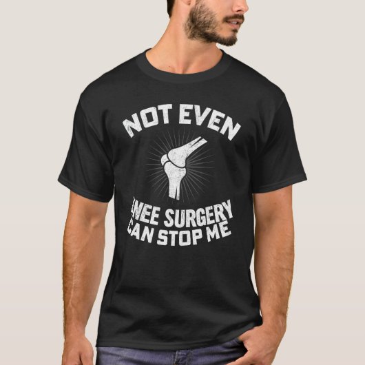膝の手術サバイバーバイオニック膝クラブの交換 Tシャツ (正面)