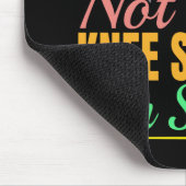 膝の手術ハイキング引用文 – マウンテンクライマー マウスパッド (コーナー)