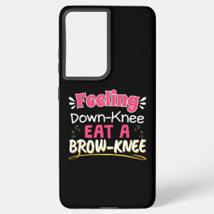 膝の手術陽性パン – Cute Brownie Samsung Galaxy S21+ケース