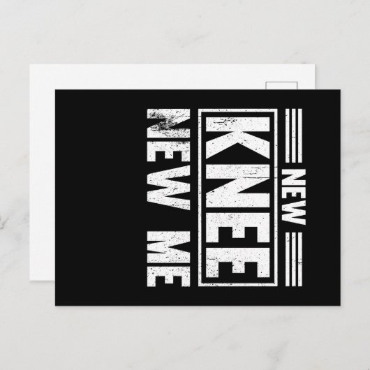 膝の置き換え新しい膝の新着私 ポストカード (正面/裏面)