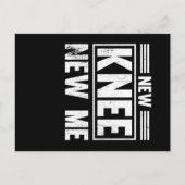 膝の置き換え新しい膝の新着私 ポストカード (正面)