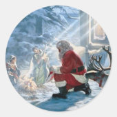 膝を一つ残らず弓を引く ラウンドシール (正面)