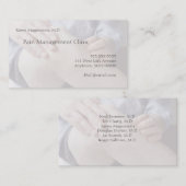 膝を損傷した人 名刺 (正面/裏面)