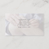 膝を損傷した人 名刺 (裏面)