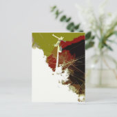 膝を曲げる ポストカード (スタンド正面)