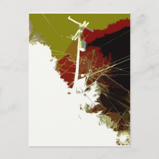 膝を曲げる ポストカード (正面)