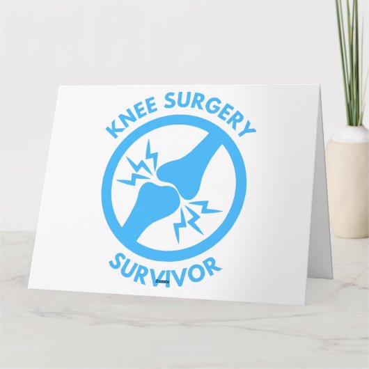 膝手術の生存者 カード (裏面)