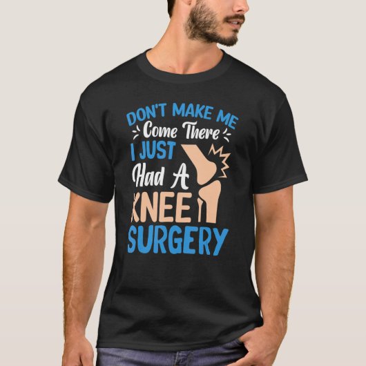 膝手術サバイバー膝置換手術B Tシャツ (正面)