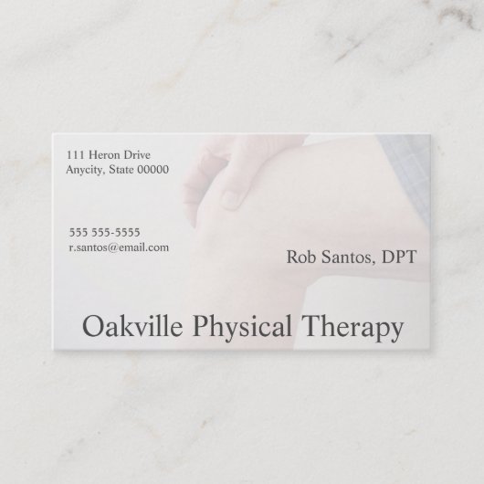 膝痛 名刺 (正面)