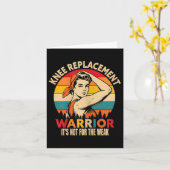 膝置き換え戦士の肩上げ後研磨機 カード (黄色い花)