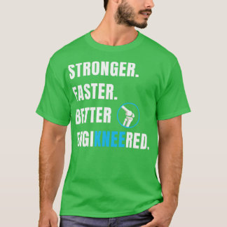 膝置換手術新規膝回おもしろい復 Tシャツ