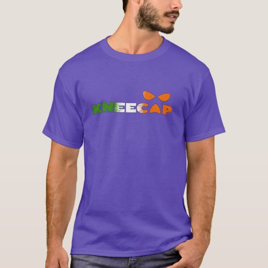 膝蓋骨のお友達の女の子 Tシャツ (正面)