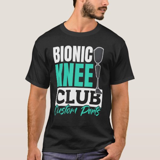 膝関節手術病院患者 Tシャツ (正面)