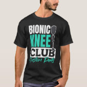 膝関節手術病院患者 Tシャツ (正面)