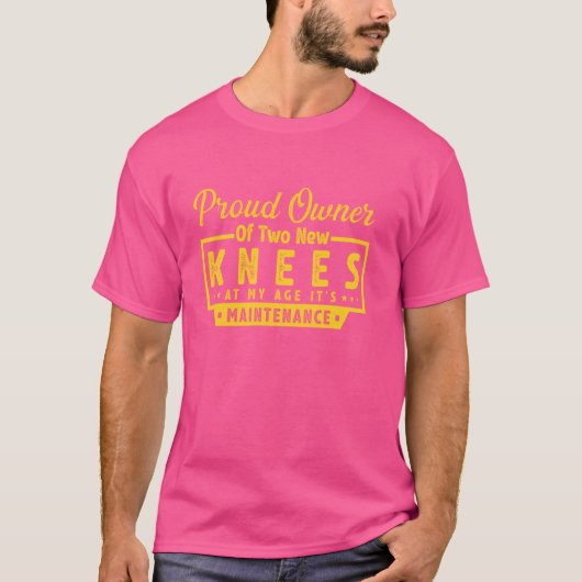 膝関節置換術 人工膝関節置換術 人工関節 Tシャツ (正面)