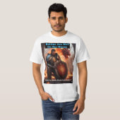 膝Tシャツで戦う Tシャツ (正面フル)