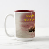 膠着のSpondylitis恐竜のマグではなく ツートーンマグカップ (左)