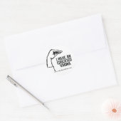 膣ステッカーの教育 ラウンドシール (封筒)