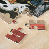 膨らむビーチ玩具 ジグソーパズル (側面)