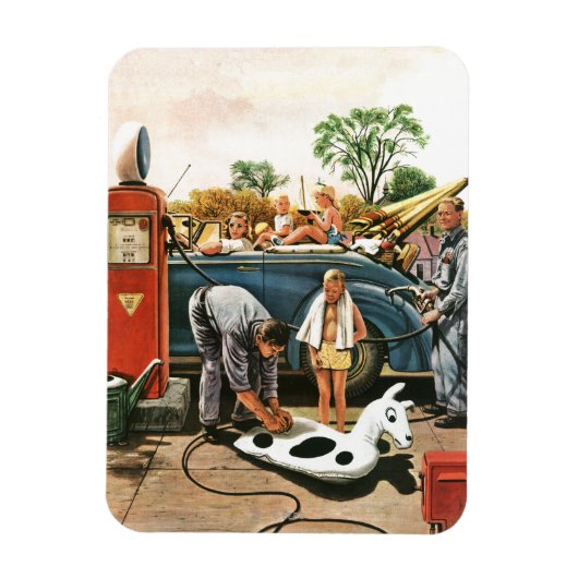 膨らむビーチ玩具 マグネット (縦)