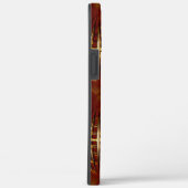 膨らんだか膨らんだかのような赤みを帯びた金色のグリル Case-Mate iPhoneケース (裏面 / 右)