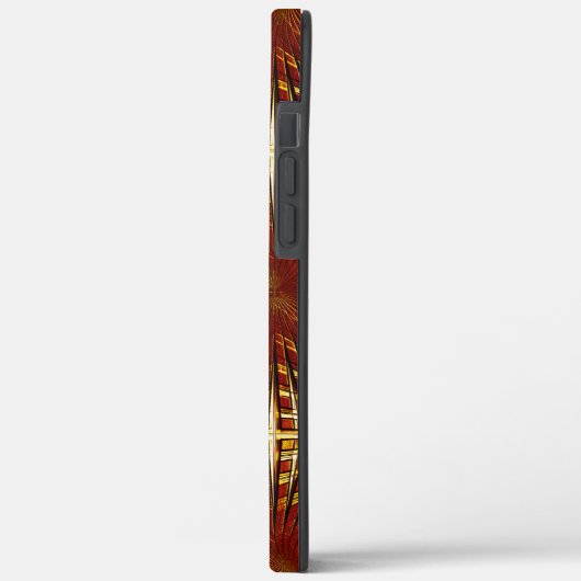 膨らんだか膨らんだかのような赤みを帯びた金色のグリル Case-Mate iPhoneケース (裏面 / 左)